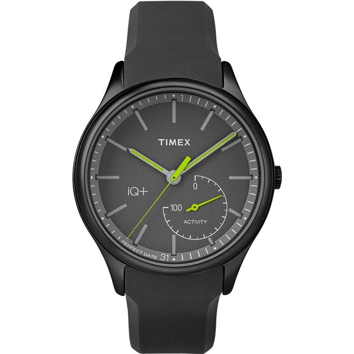 Đồng hồ thông minh dạng cơ Timex Men's IQ+ Move Activity Tracker (mã TW2P95100, mặt kính 41mm, dây 20mm, pin 1 năm)