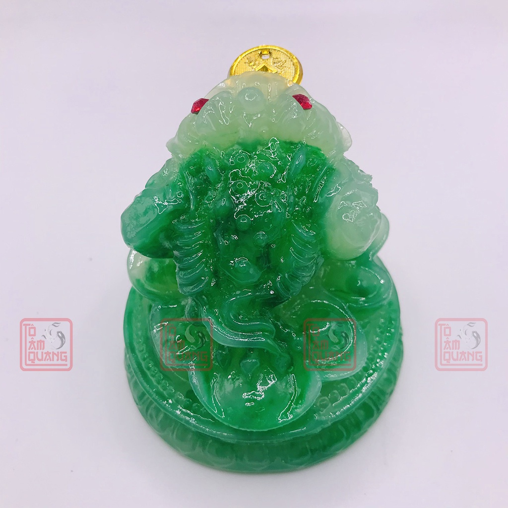 Tượng phong thủy cóc ngậm tiền vàng thiềm thừ để bàn thờ thần tài may mắn tài lộc- TÔ TÂM QUANG