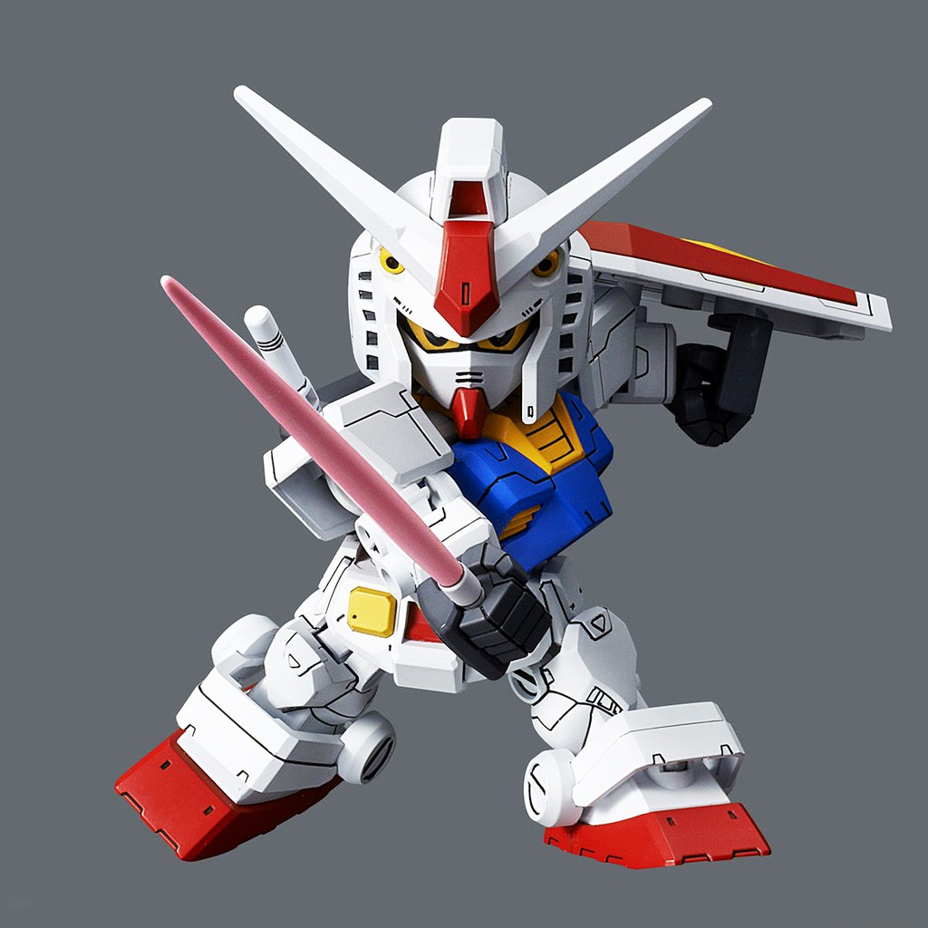 Mô Hình Gundam Bandai SD Gundam Cross Silhouette 01 RX-78-2 Gundam &amp; Cross Silhouette Frame Set [GDB] [BSD]