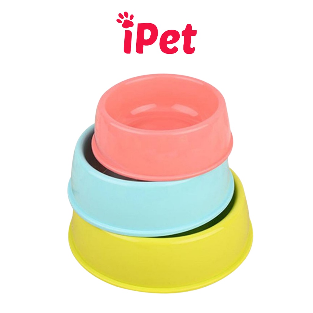 Bát Thức Ăn Đơn Nhiều Màu Cho Chó Mèo Thú Cưng - iPet Shop
