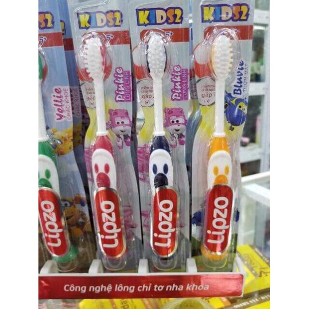 BÀN CHẢI ĐÁNH RĂNG trẻ em LIPZO KID S2