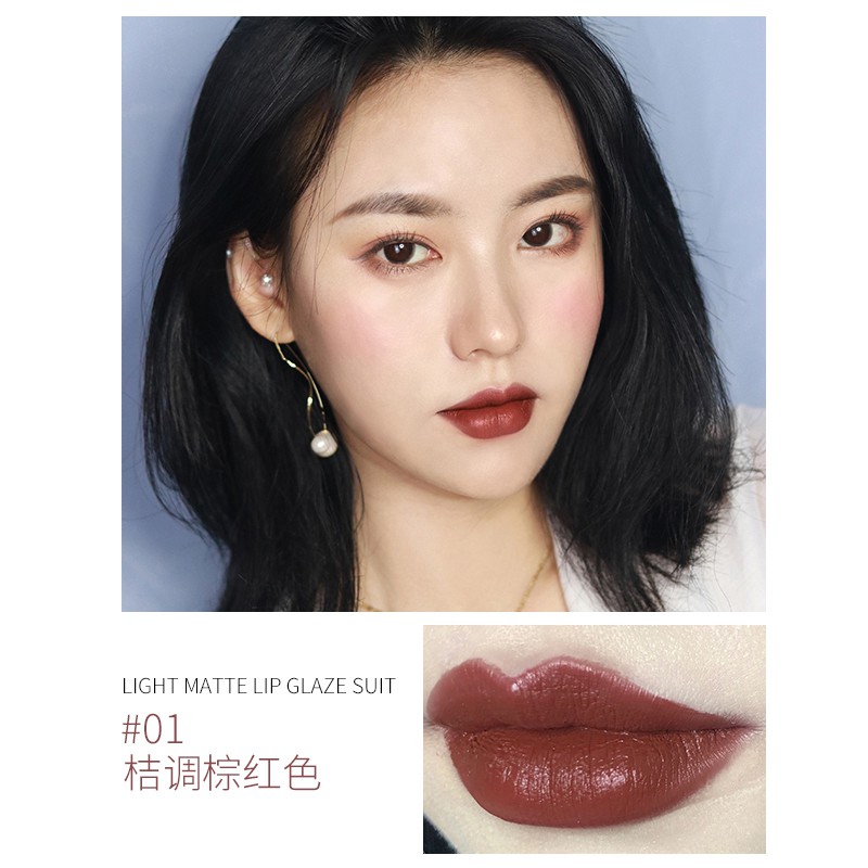 TÁCH BÁN LẺ - Set 5 cây Son Kem Holdlive Light Matte Lip Glaze Suit | BigBuy360 - bigbuy360.vn