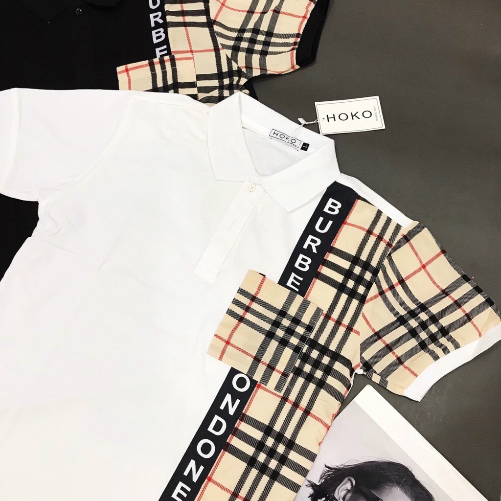Áo thun polo nam BUBER sọc phối túi sang trọng chất cotton cao cấp siêu đẹp WEDO FASHION