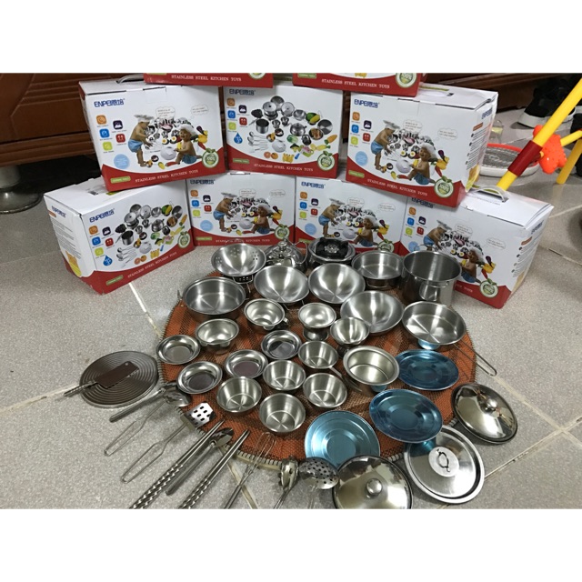 🍽 BỘ NẤU ĂN 40 CHI TIẾT CHO BÉ YÊU 🍴