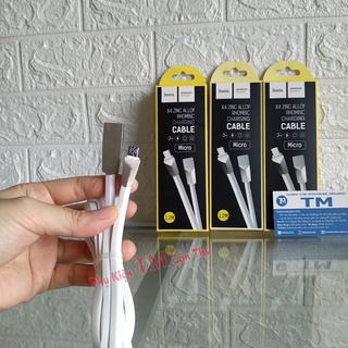Cáp sạc micro USB Hoco X14 đầu thép dây dẹp