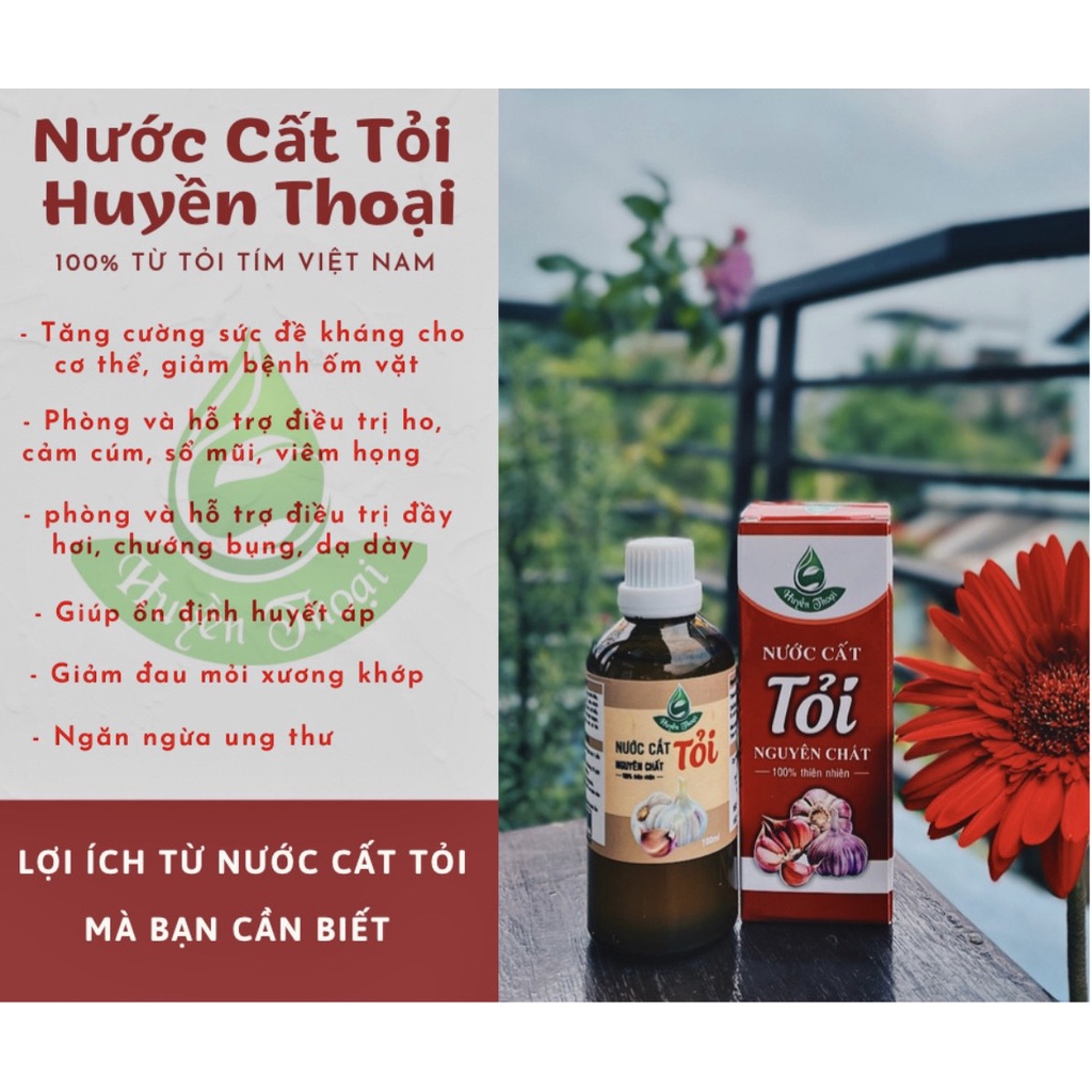 (HCM) Nước Cất Tỏi Nguyên Chất - bobashop.vn