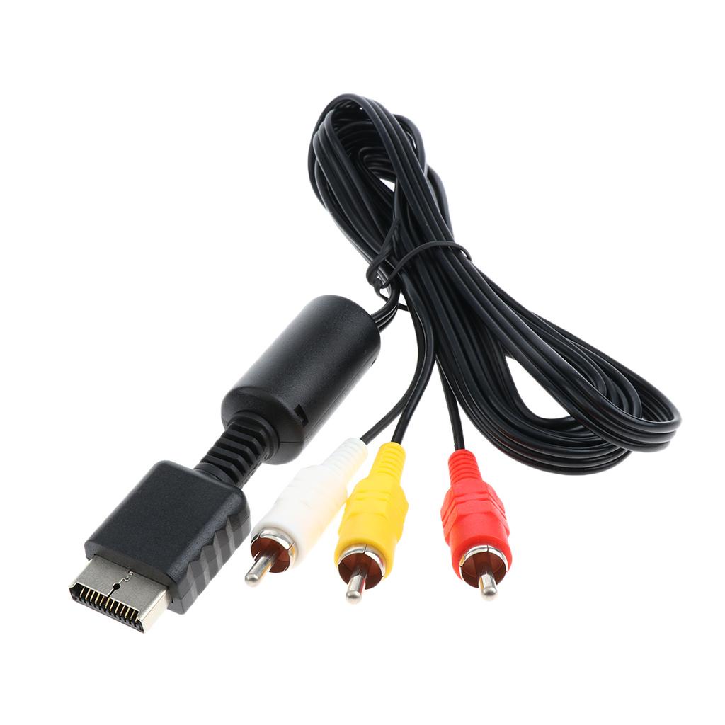 Dây Cáp Kết Nối Âm Thanh 6 Đầu RCA Cho Sony PS3/PS2/PS1