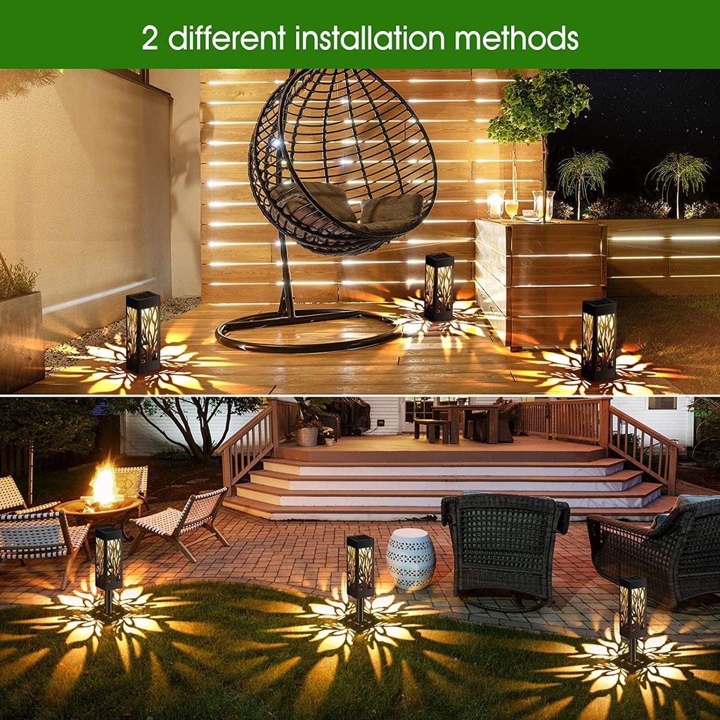 Đèn LED trang trí sân vườn chống nước sử dụng năng lượng mặt trời