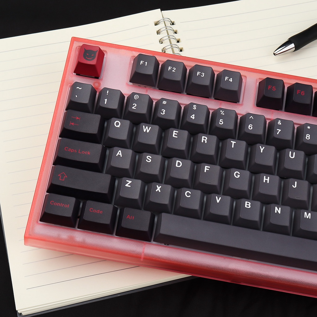 Keycap GMK EVIL DOLCH 129 nút in nhiệt dyesud dành cho bàn phím cơ
