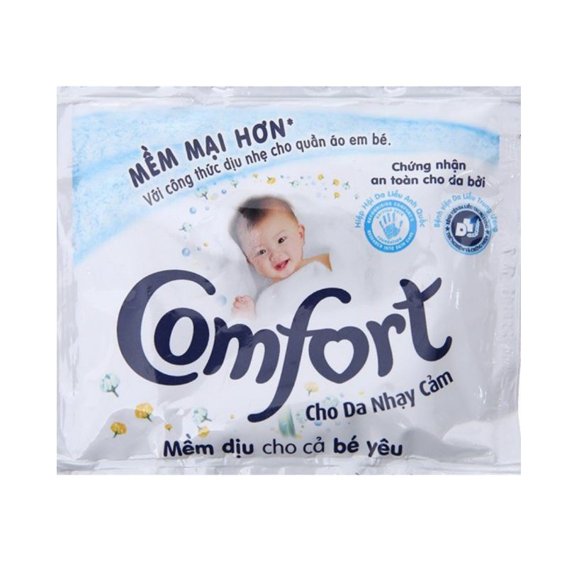 Dây 10 gói nước xả vải Comfort 20ml đủ mùi hương giá tốt