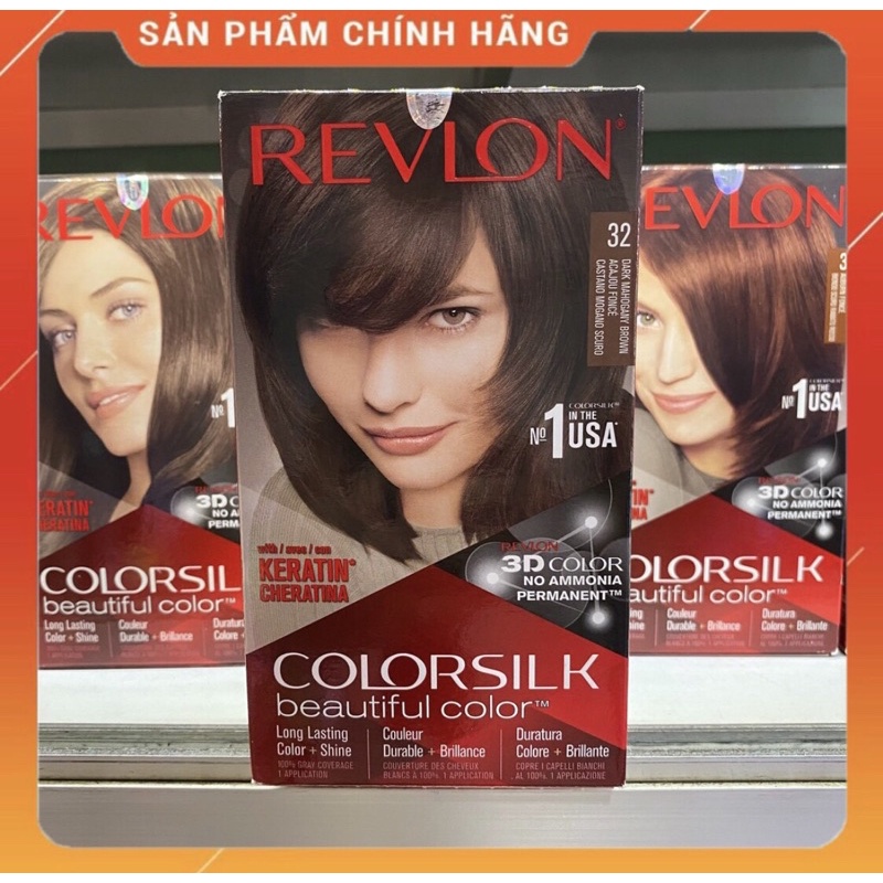 Nhuộm Tóc Revlon Colorsilk số 10, 20, 30, 31, 32, 33, 34, 43, 46, 48, 54