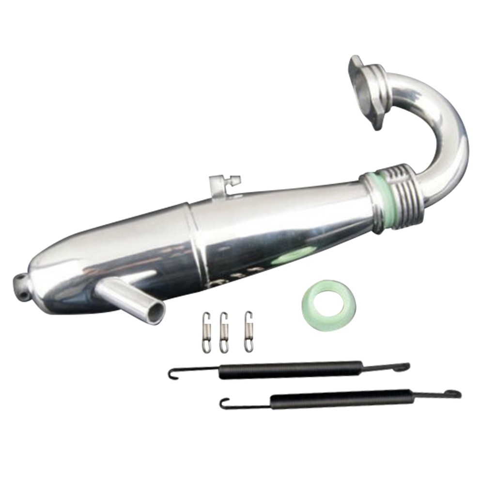 Ống Pô Xả Khí Bằng Nhôm Lzdhuiz Shop61 Cho Xe Hơi Điều Khiển Từ Xa HSP Bobao HPI SH Monster Truck 1 / 8