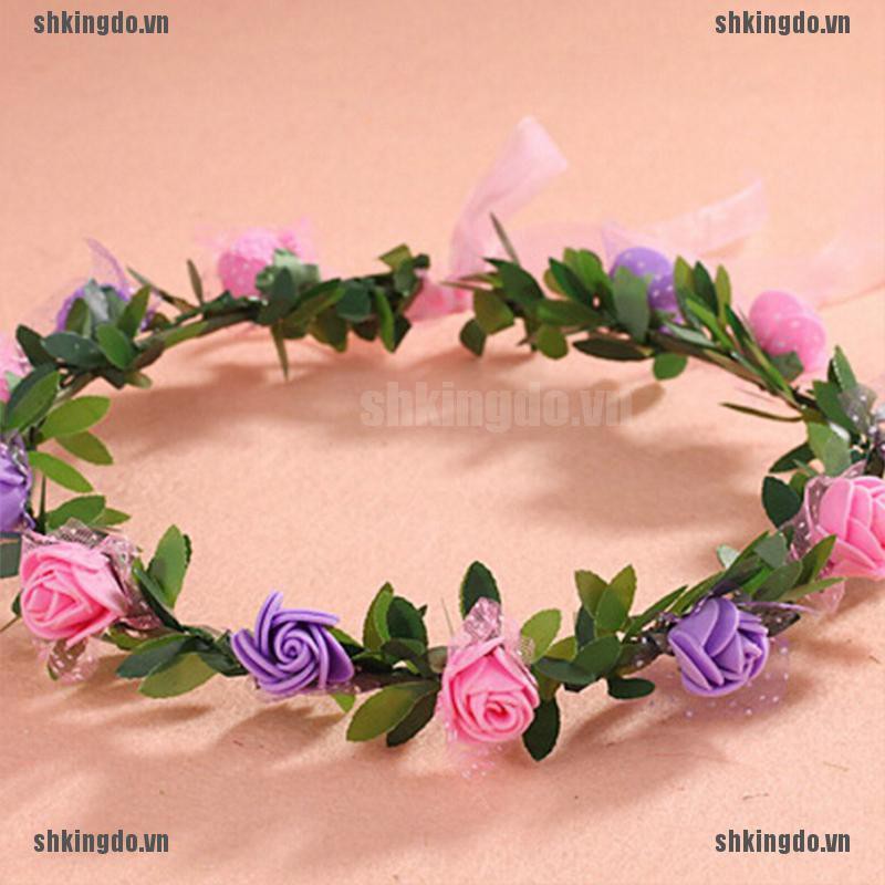 Vòng Hoa Đội Đầu Cho Cô Dâu