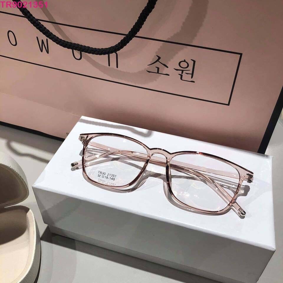MẮT KÍNH GIẢ CẬN HÀN QUỐC FORM VUÔNG TR90 21351 SIÊU DẺO MẪU MỚI CỰC HOT