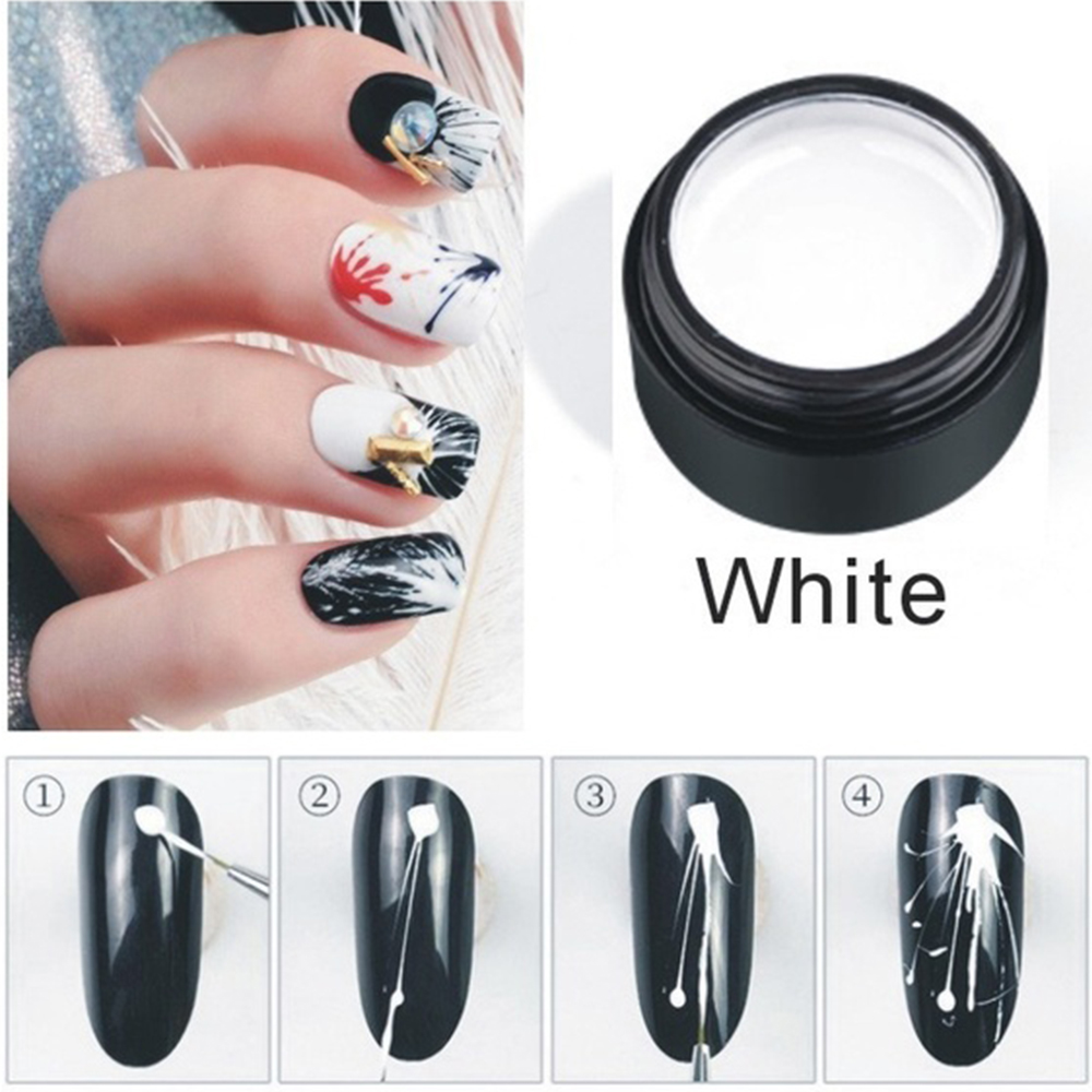 (Hàng Mới Về) Gel Sơn Móng Tay 8ml Nhanh Khô 6 Màu Tùy Chọn