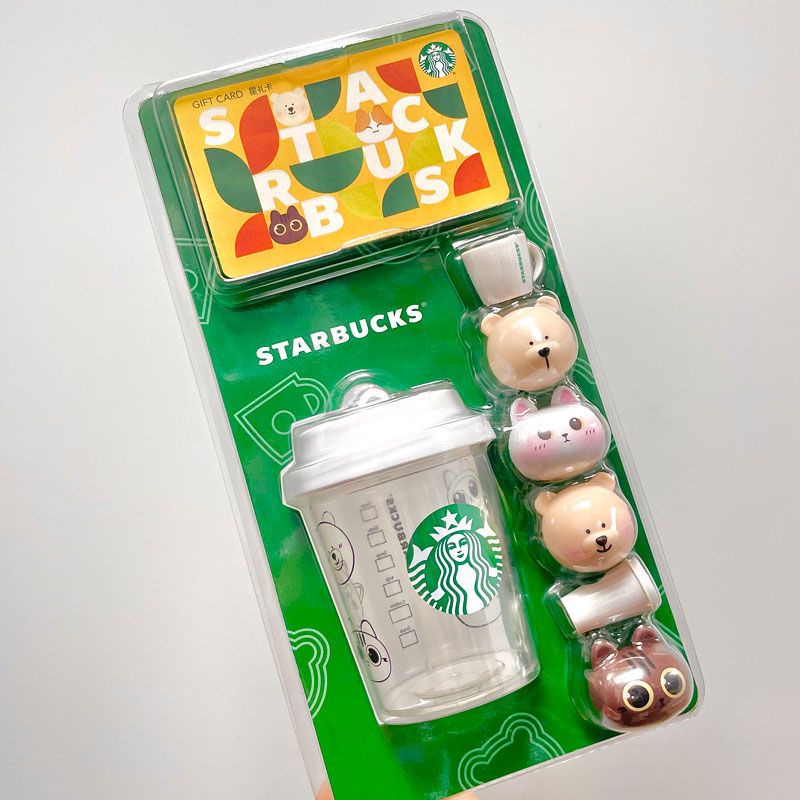 Móc khóa mô hình ly cà phê Starbucks mini độc đáo sáng tạo