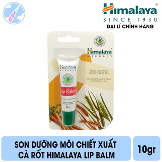 Son Dưỡng Hồng Mềm Mịn Môi Chiết Xuất Cà Rốt Himalaya Lip Balm 10gr
