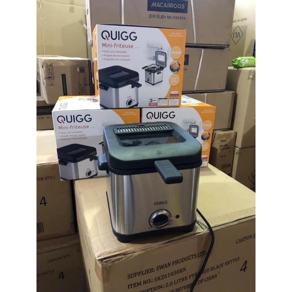 Nồi chiên ngập dầu QUIGG mini - Gia dụng tiện ích