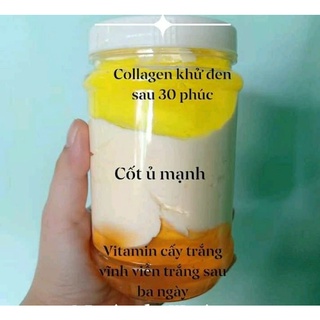 hũ 500gr kem hấp ủ mix cốt