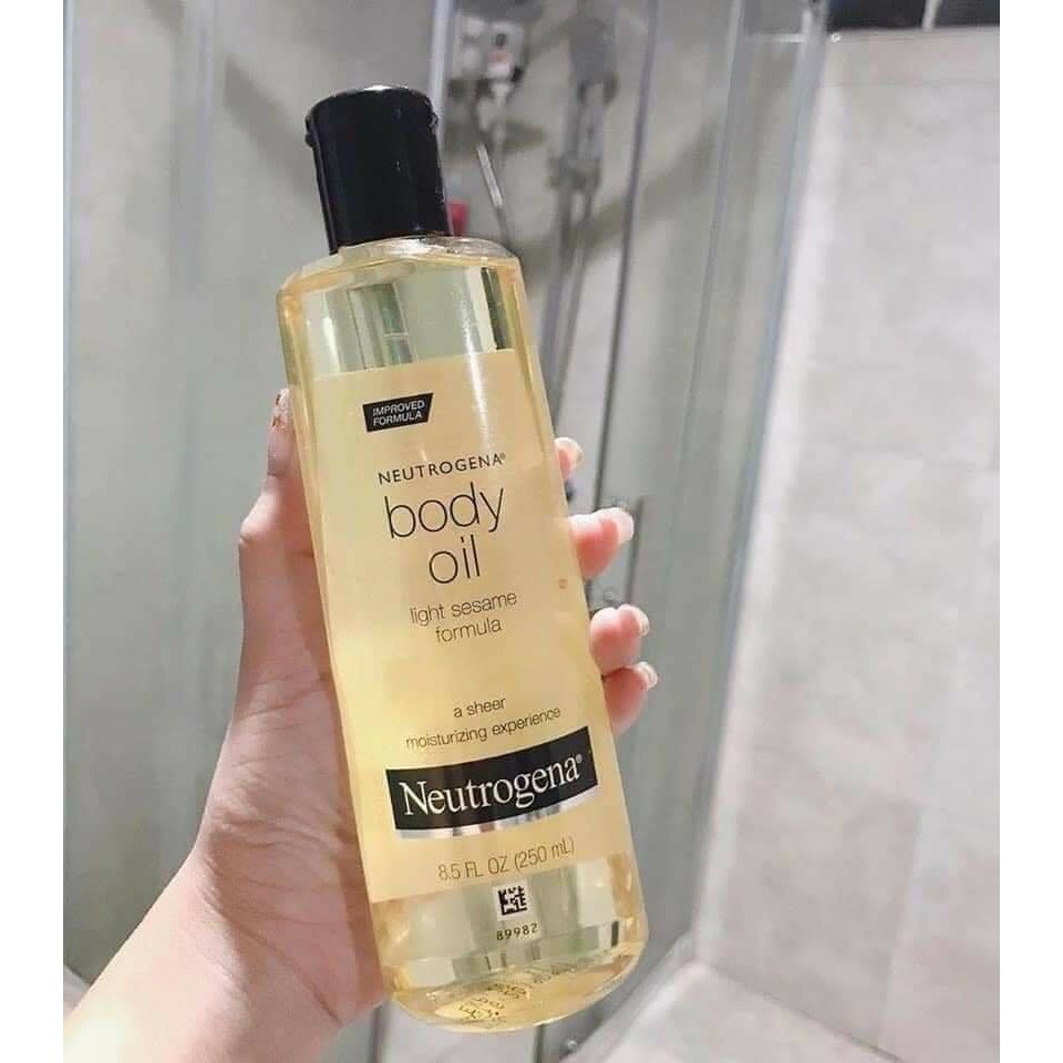 Dầu Dưỡng Thể Neutrogena Body Oil Light Sesame Formula (Chai 250ml)