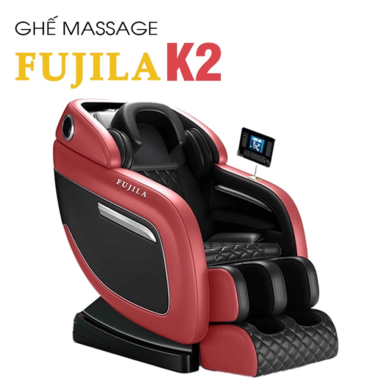 [Mã LT500 giảm 500k đơn 2tr990] Ghế massage trị liệu FUJILA K2 - Chế độ massage toàn thân - Có loa bluetooth nghe nhạc