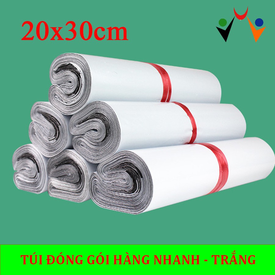 [RẺ NHẤT SHOPEE] - Túi Gói Hàng size 20x30 cm - MÀU TRẮNG BẠC (1 CUỘN) chống bóc hàng giá rẻ Hà Nội