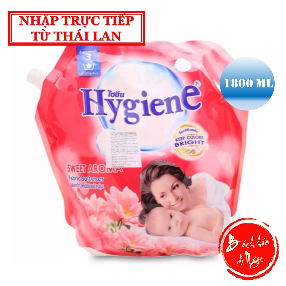 [HÀNG THÁI] NƯỚC XẢ VẢI HYGIENE MÙI THƠM DỊU NHẸ 1800ML TIỆN DỤNG CHO MỌI GIA ĐÌNH