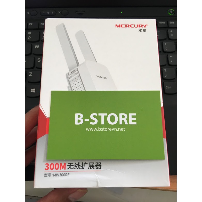 Kích sóng Wifi Mercury MW300RE bảo hành 12 tháng