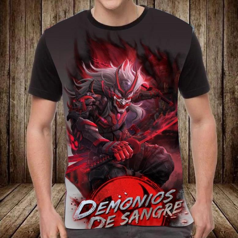 Áo Quỷ Vương Free Fire Áo thun màu đen Quỷ Vương Siêu Hot Cực Chất