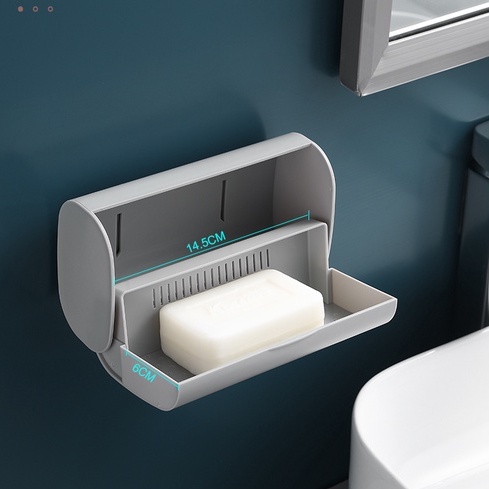 Khay Để Xà Bông Dán Tường Nhà Tắm OENEN Dê Thoát Nước Chất Liệu Nhựa ABS Cao Cấp