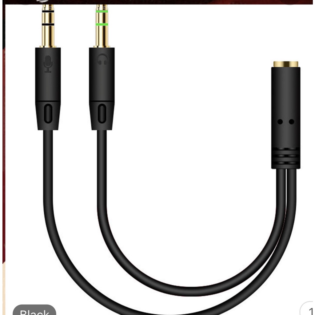 [Mã ELHACE giảm 4% đơn 300K] [Mã ELFLASH3 hoàn 10K xu đơn 20K] Cáp gộp audio và mic 3.5mm Jack gộp tai nghe 3.5 mạ vàng