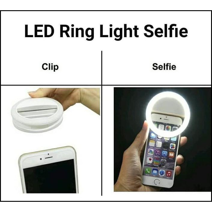 Đèn Led Tròn Hỗ Trợ Chụp Ảnh Selfie Đen | BigBuy360 - bigbuy360.vn