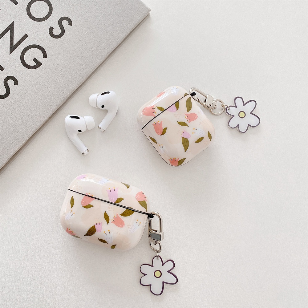 Vỏ Bảo Vệ Hộp Sạc Tai Nghe Airpods 1 / 2 / Pro Bằng Pc Cứng Họa Tiết Sesame Street Dễ Thương