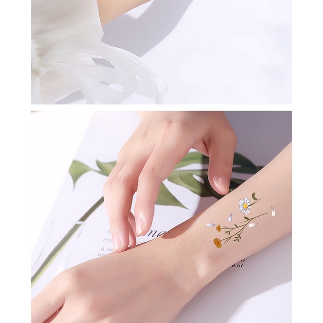 Hình Xăm Dán Tạm Thời Mẫu Hoa 6cm X 10cm Chống Thấm Nước 7 Ngày Hot Trend 2023