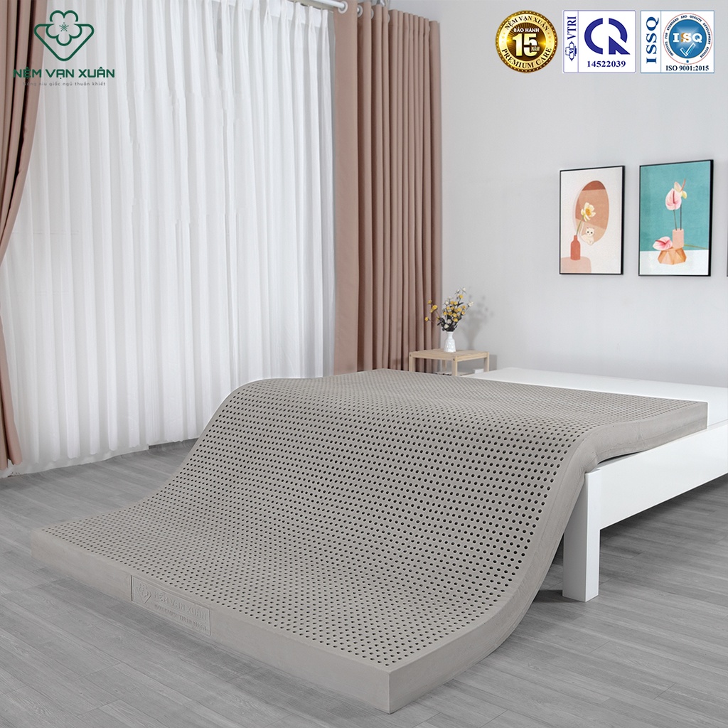 Nệm Cao Su Thiên Nhiên 100% Hoạt Tính Vạn Xuân Lotus Legendary Êm Ái Đàn Hồi Tự Nhiên, Kháng Khuẩn Và Khử Mùi Hiệu Quả