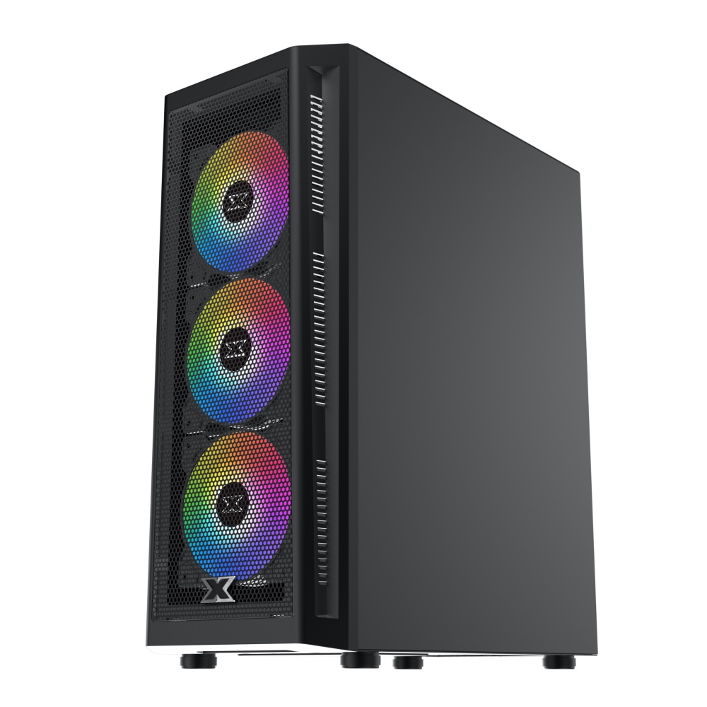 Vỏ Case Xigmatek Master X 3FX - 3 Fan RGB lắp sẵn - New - Chính hãng Mai Hoàng - BH 12 Tháng kể cả vỡ kính