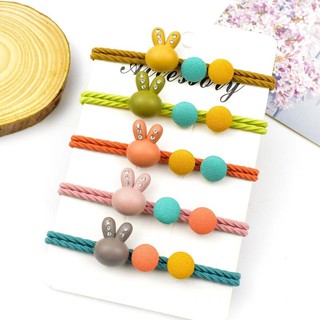 Dây buộc tóc cho bạn gái, Dây cột tóc cho bé gái họa tiết đáng yêu, Dây thun buộc tóc giá rẻ