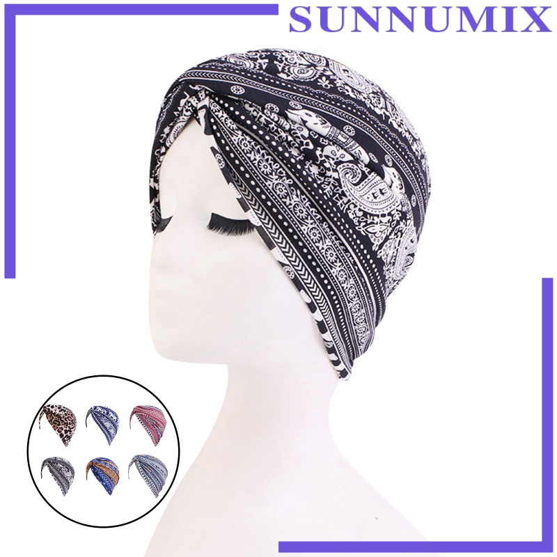 Mềm Mũ Trùm Đầu Chất Liệu Cotton Co Giãn Cho Nữ