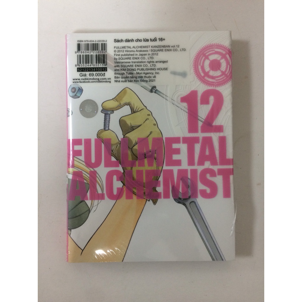 Sách - Fullmetal Alchemist - Cang giả kim thuật sư - Tập 12