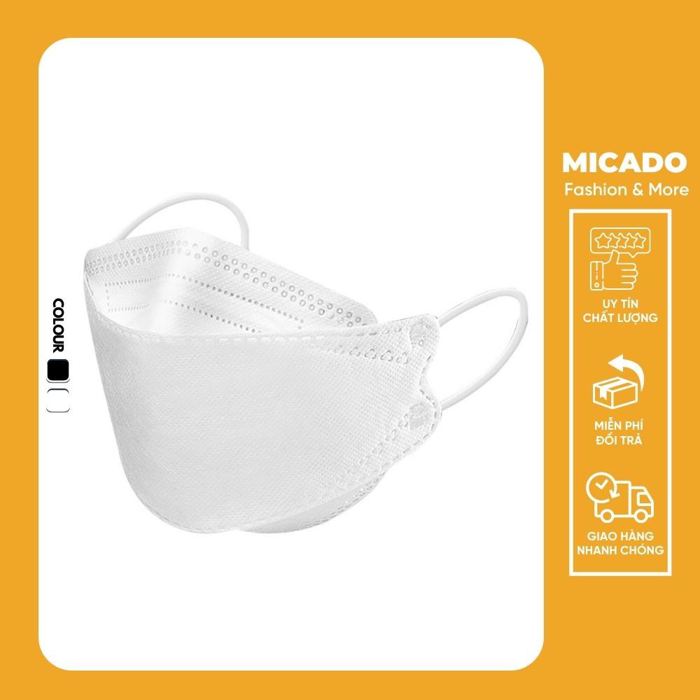 Set 10 khẩu trang KF94 Mask 4 lớp chống bụi mịn và kháng khuẩn hàng cao cấp Micado