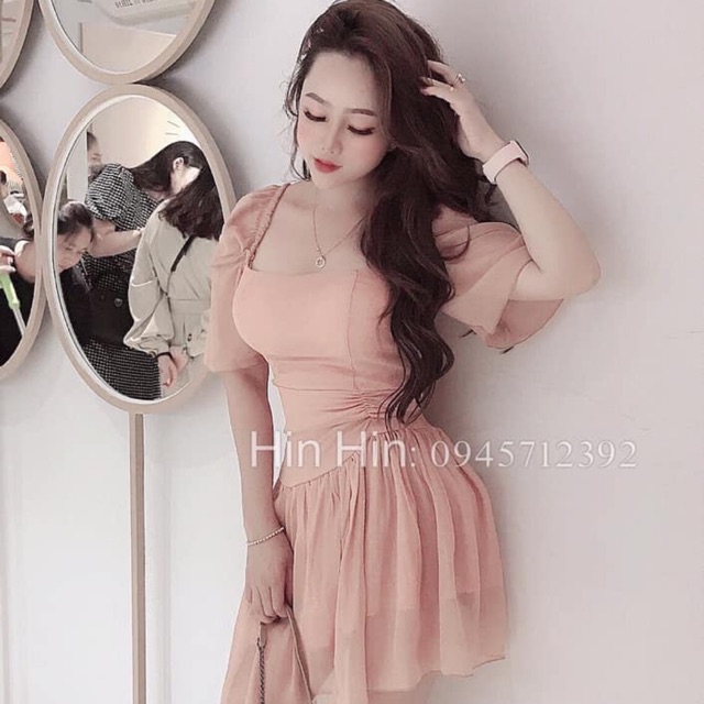 Đầm hồng siêu hót