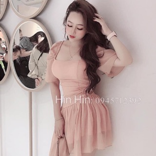 Đầm hồng siêu hót