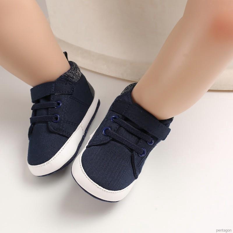 Giày Sneaker đế mềm chống trượt hợp thời trang cho bé trai từ 0-18 tháng tuổi