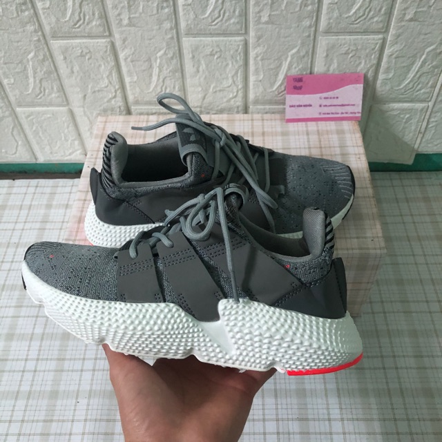 Giày thể thao prophere xám đế trắng full box