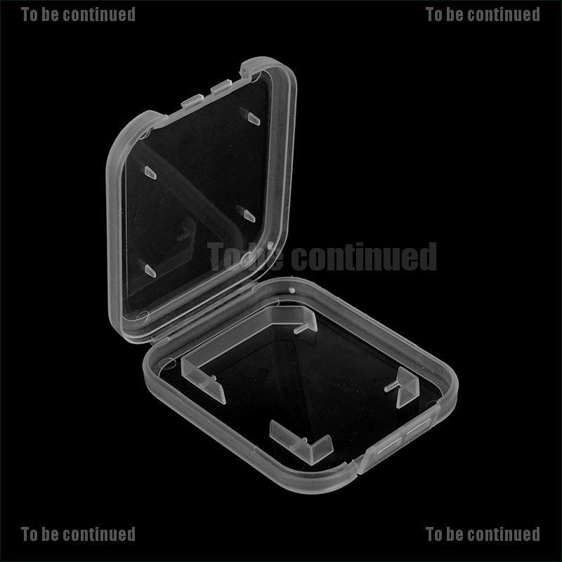 Bộ 10 Hộp Nhựa Trong Suốt Đựng Thẻ Nhớ Sd Sdhc