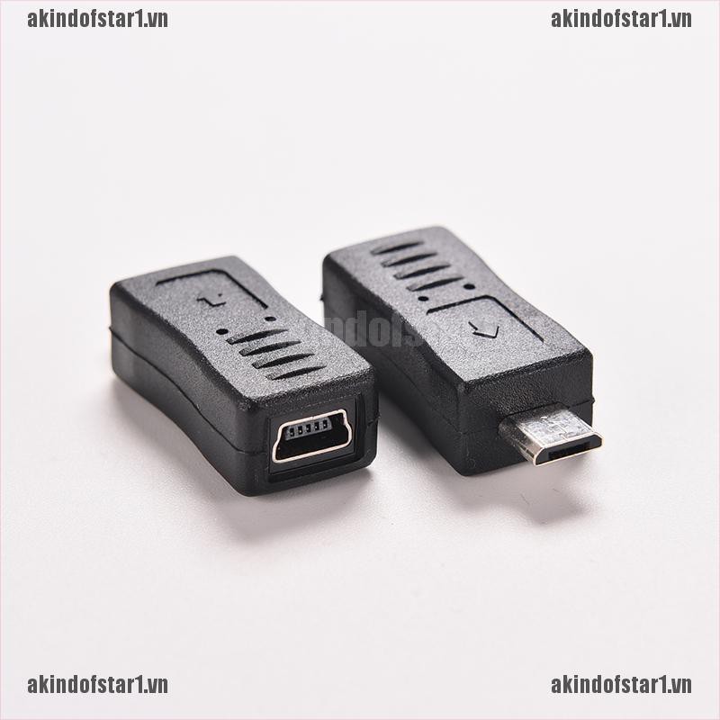 1 Đầu Chuyển Đổi Mini Usb Female Sang Micro Usb Male F / M