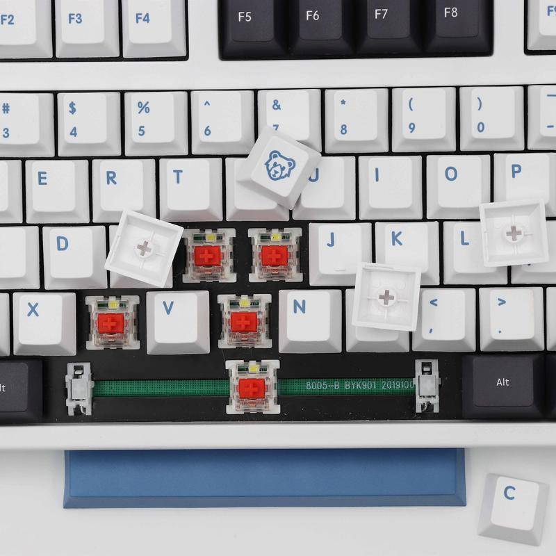 Keycaps Cherry Profile Arctic cho bàn phím cơ 139 Phím PBT 61 / 68 / 71 / 84 / 87 / 100M chất lượng cao