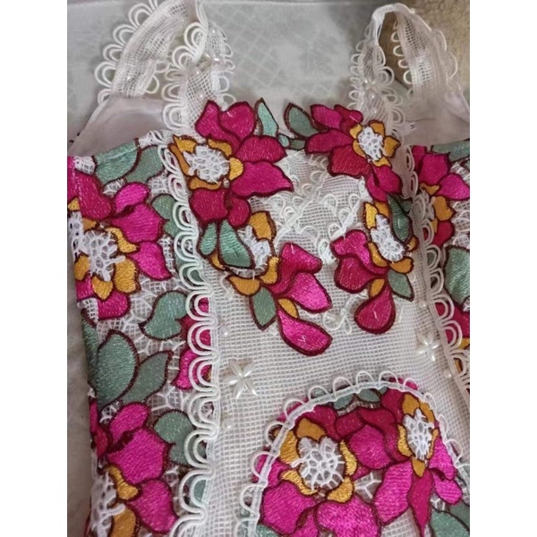 Đầm maxi ren thêu hoa cao cấp