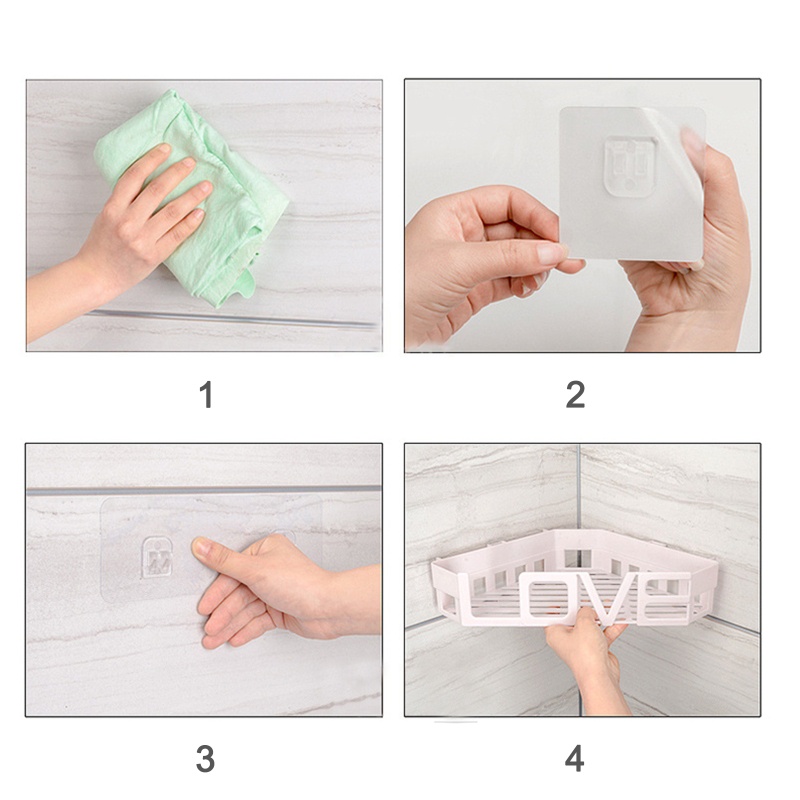 QQ Giá Đỡ Dầu Gội Đa Năng Có Rãnh Bảo Vệ Cho Nhà Bếp