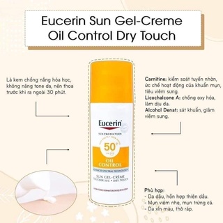 Kem Chống Nắng Eucerin Oil Control